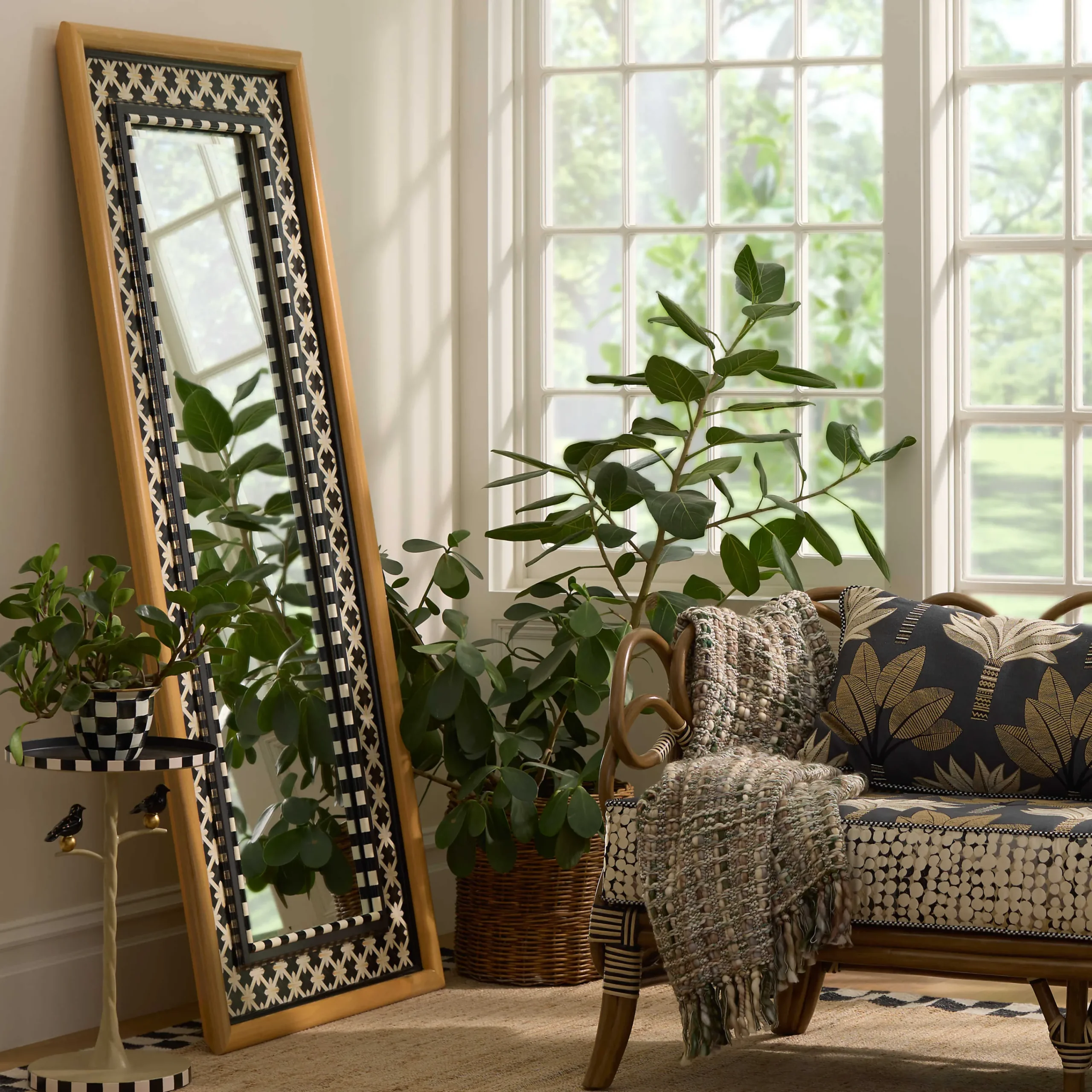 MacKenzie-Childs Wild Indoors Grandiose Mirror| Room Accents