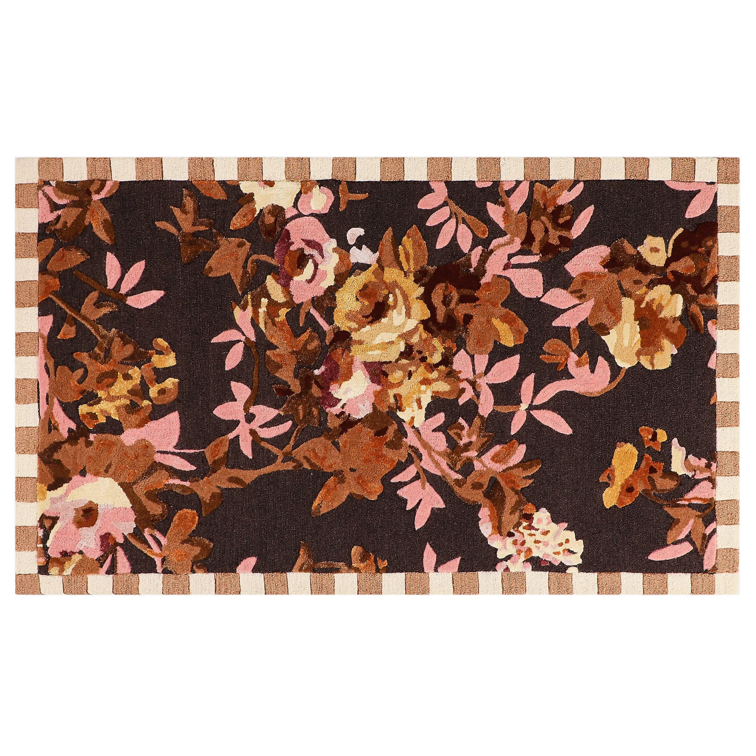 MacKenzie-Childs Wild Rose Floral 3' x 5' Rug| Rugs