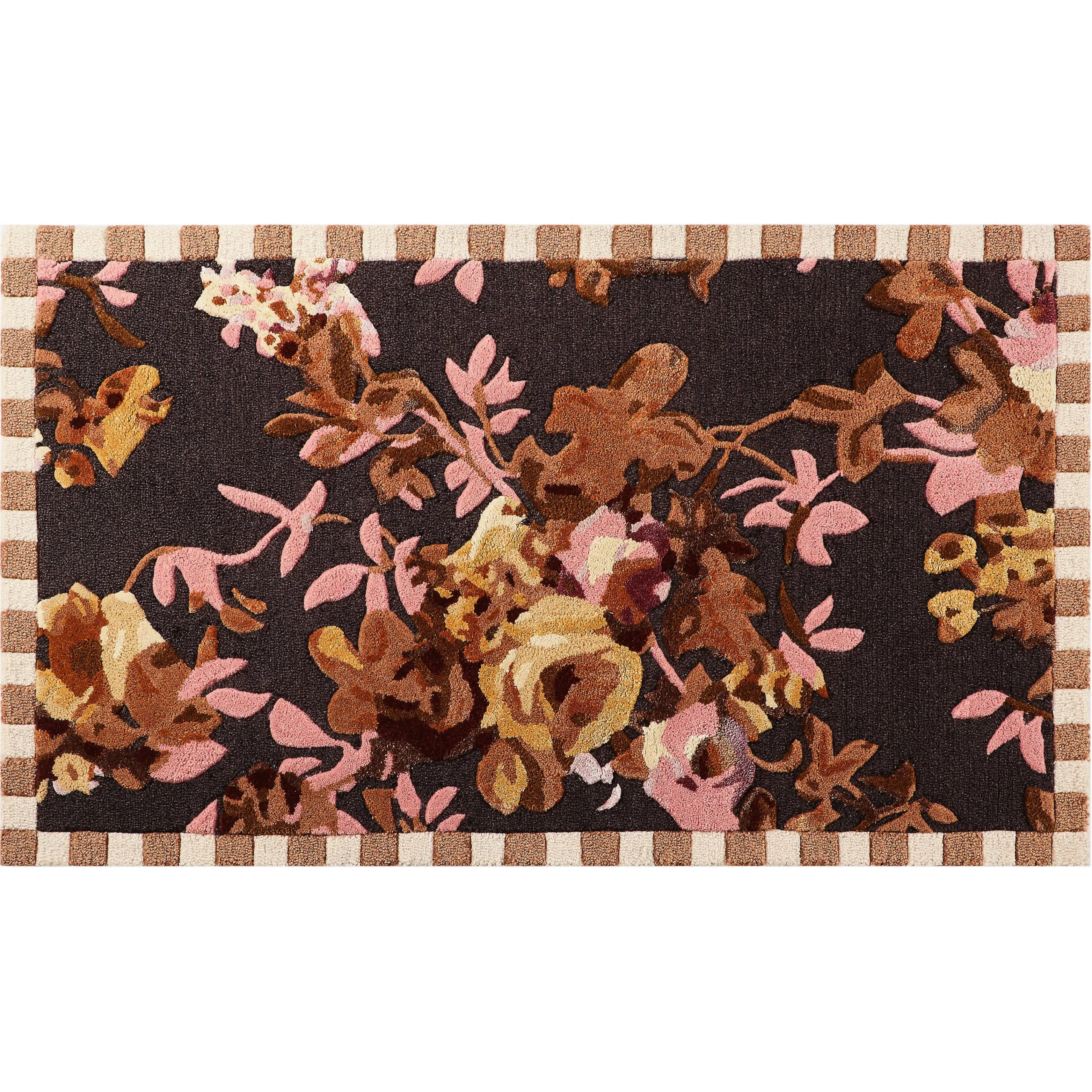 MacKenzie-Childs Wild Rose Floral 2'3 x 3'9 Rug| Rugs