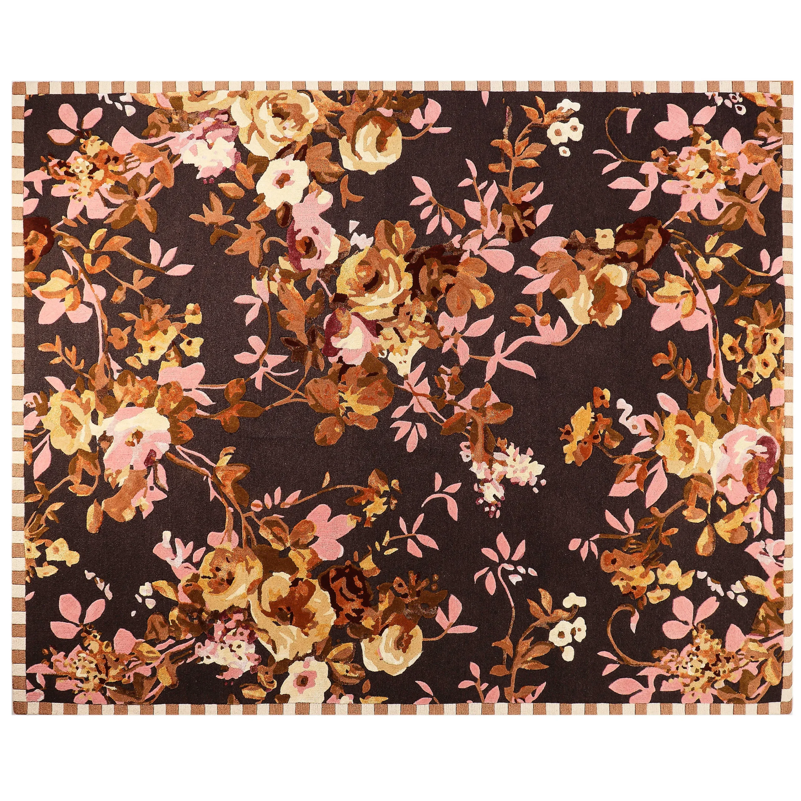 MacKenzie-Childs Wild Rose Floral 8' x 10' Rug| Rugs