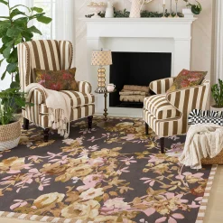 MacKenzie-Childs Wild Rose Floral 8' x 10' Rug| Rugs