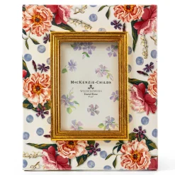 MacKenzie-Childs Wildflowers Blue 4 x 6 Frame| Room Accents