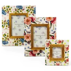 MacKenzie-Childs Wildflowers Blue 4 x 6 Frame| Room Accents