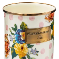 MacKenzie-Childs Wildflowers Pink Utensil Holder| Kitchen Storage & Organization