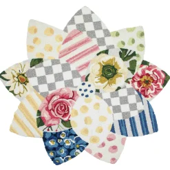 MacKenzie-Childs Wildflowers Rug - 4' Round| Spring|Rugs