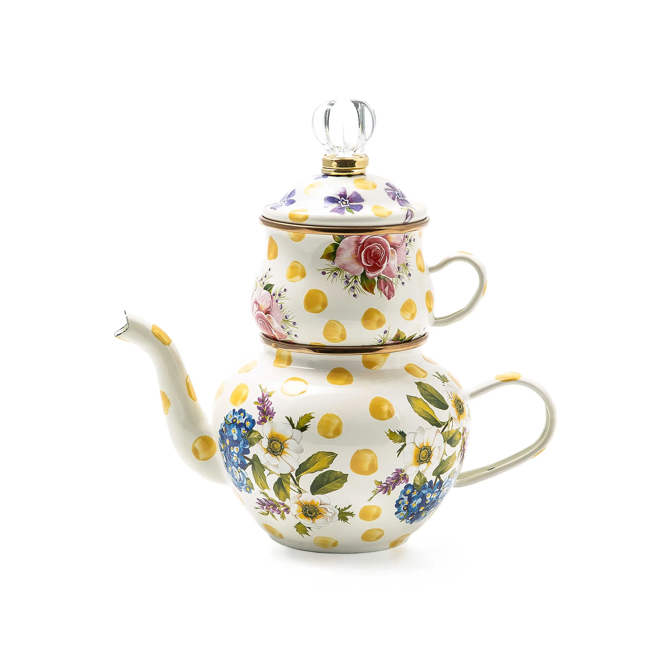 MacKenzie-Childs Wildflowers Yellow High Tea| Kitchen & Table Linens