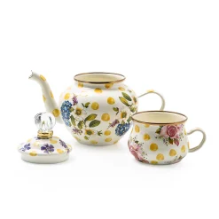 MacKenzie-Childs Wildflowers Yellow High Tea| Kitchen & Table Linens