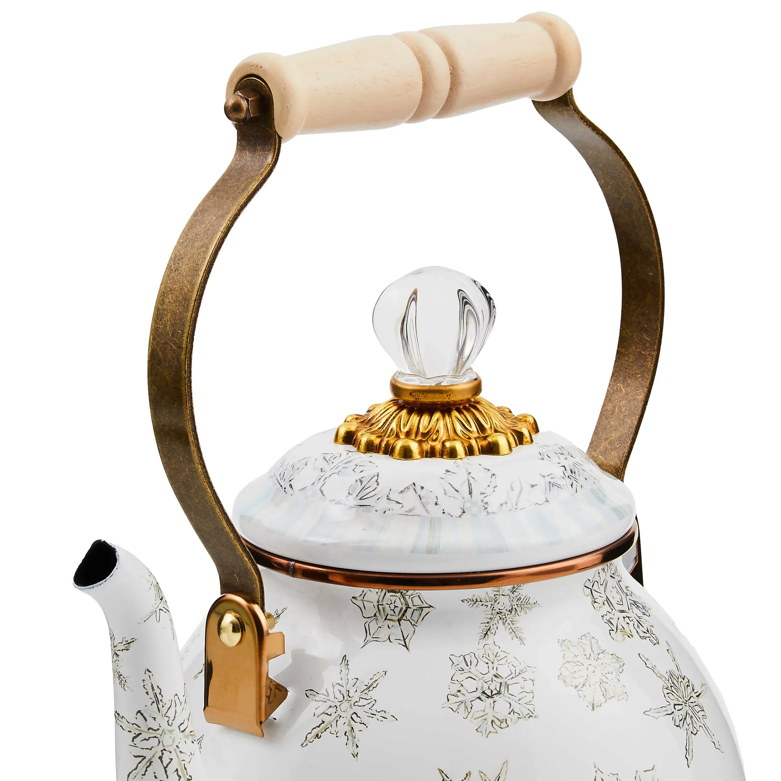 MacKenzie-Childs Winter Palace 2 Quart Tea Kettle| Holiday|Fall Entertaining