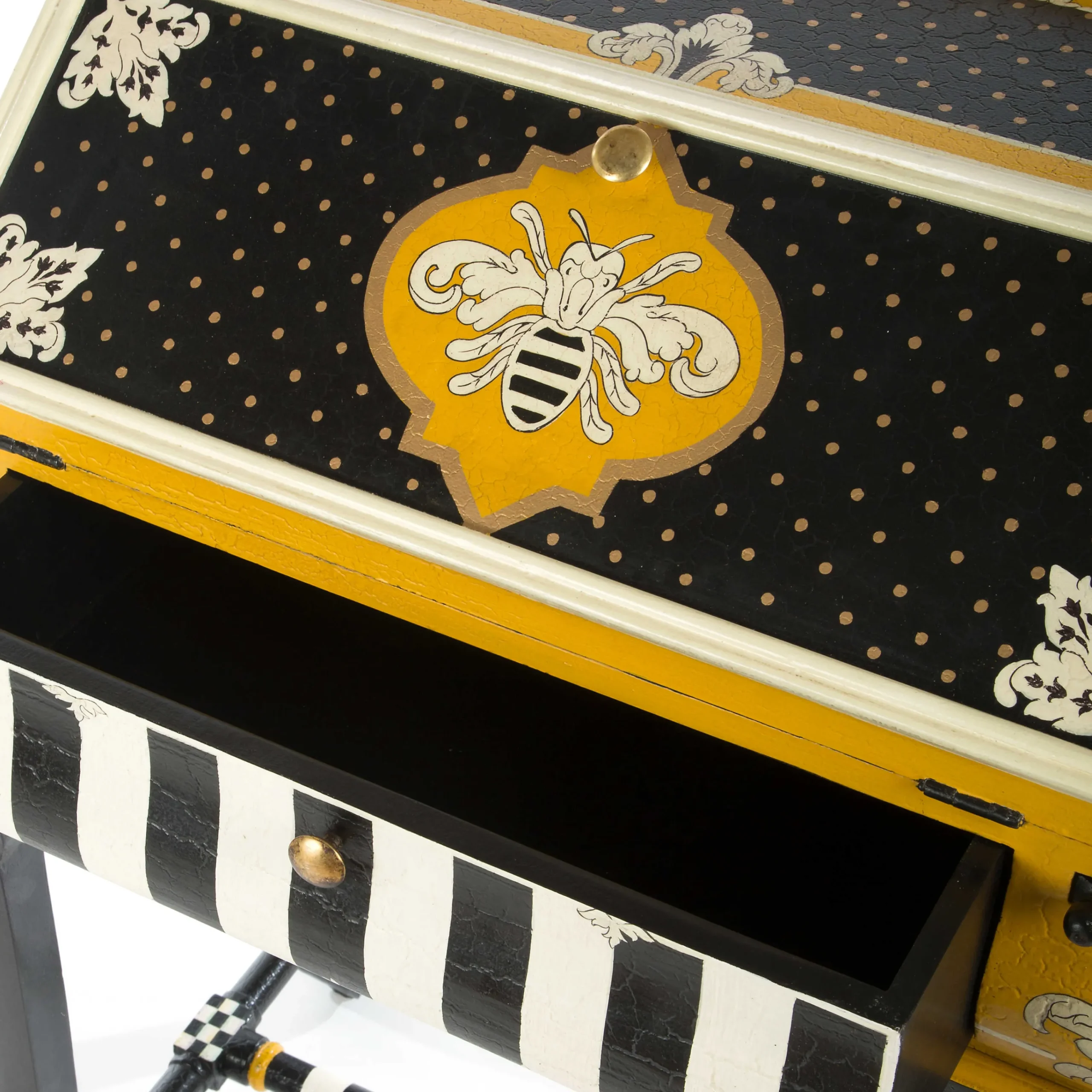 MacKenzie-Childs Worker Bee Writing Desk| Storage Furniture|Living Room