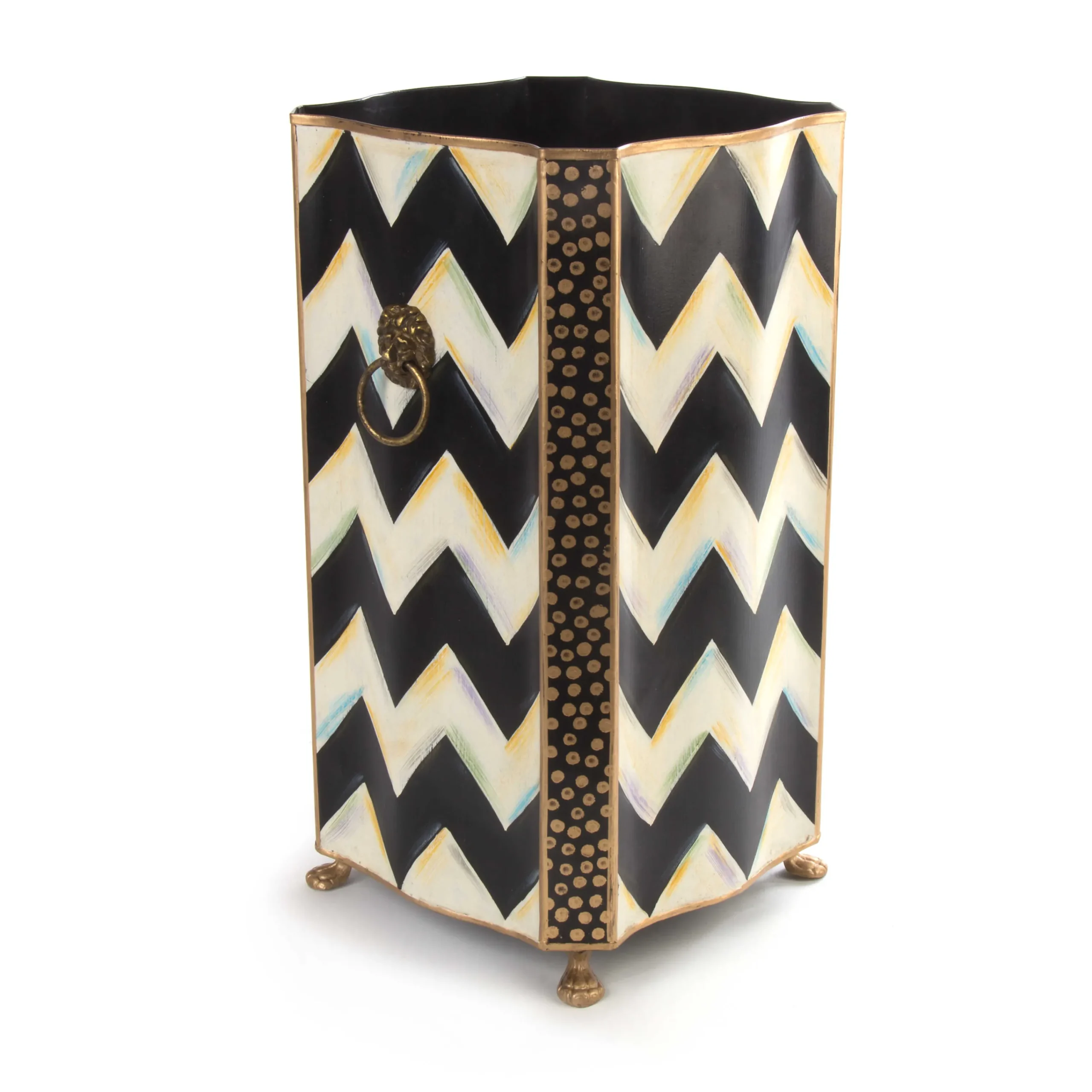 MacKenzie-Childs Zig Zag Umbrella Stand| Room Accents