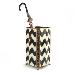 MacKenzie-Childs Zig Zag Umbrella Stand| Room Accents